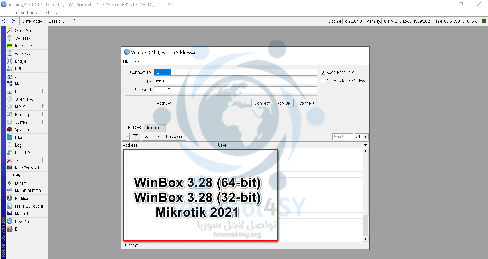 WinBox 3.28 (64-32-bit) 2021